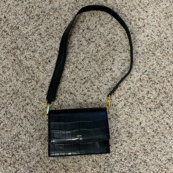 JW PEI Crossbody Bag in Black Croc - Picture 2 of 6